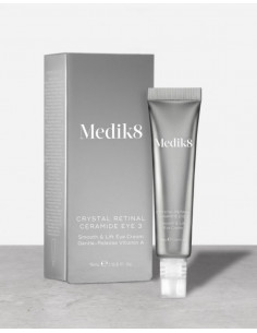 Medik8 Crystal Retinal® Ceramide Eye 3 15 ml Wygładzający i liftingujący krem pod oczy Stopniowe uwalnianie witaminy A