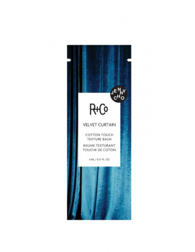 R+Co Velvet Curtain Texture Balm - utrwalający balsam do włosów 5 ml