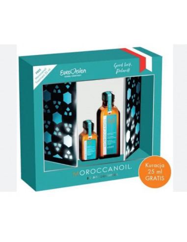 Moroccanoil Eurowizja 2021 Be An Original Light zestaw kuracji olejek 100ml + 25ml