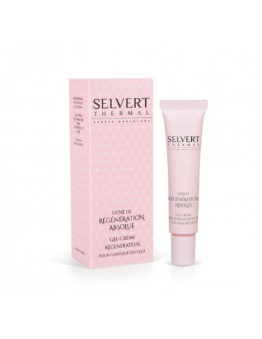 Selvert Thermal Regenerating Eye Contour Gel-Cream Żel-krem regenerujący na okolice oczu z ekstraktem wydzieliny ślimaka 15 ml