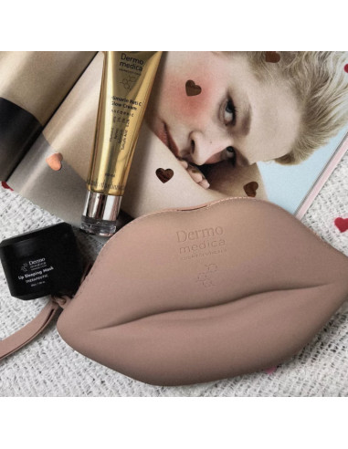 Dermomedica  Beige Lips  Zestaw zwierający luksusowy krem z witaminą C oraz intensywną maskę do ust