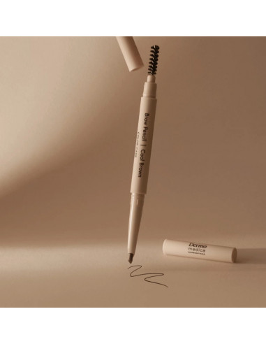 Dermomedica Brow Pencil | Cool Brown 0,2g  Precyzyjna kredka do brwi – naturalna definicja i pielęgnacja w jednym ruchu